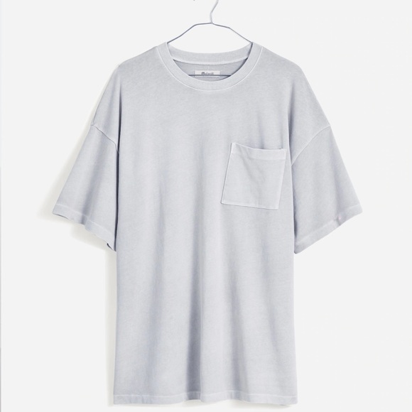 Madewell Tops - Madewell Garment-Dyed Oversized Pocket Tee